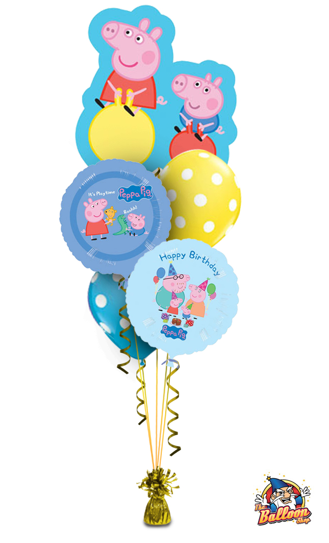 Peppa Pig Helium Balloons - Birthday Party and Decoration – Kidz